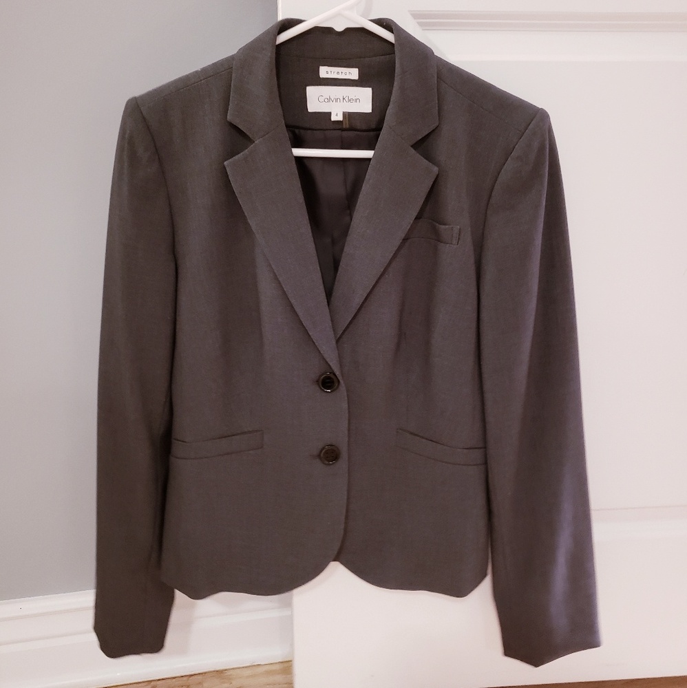 Calvin Klein stretch blazer - Grey